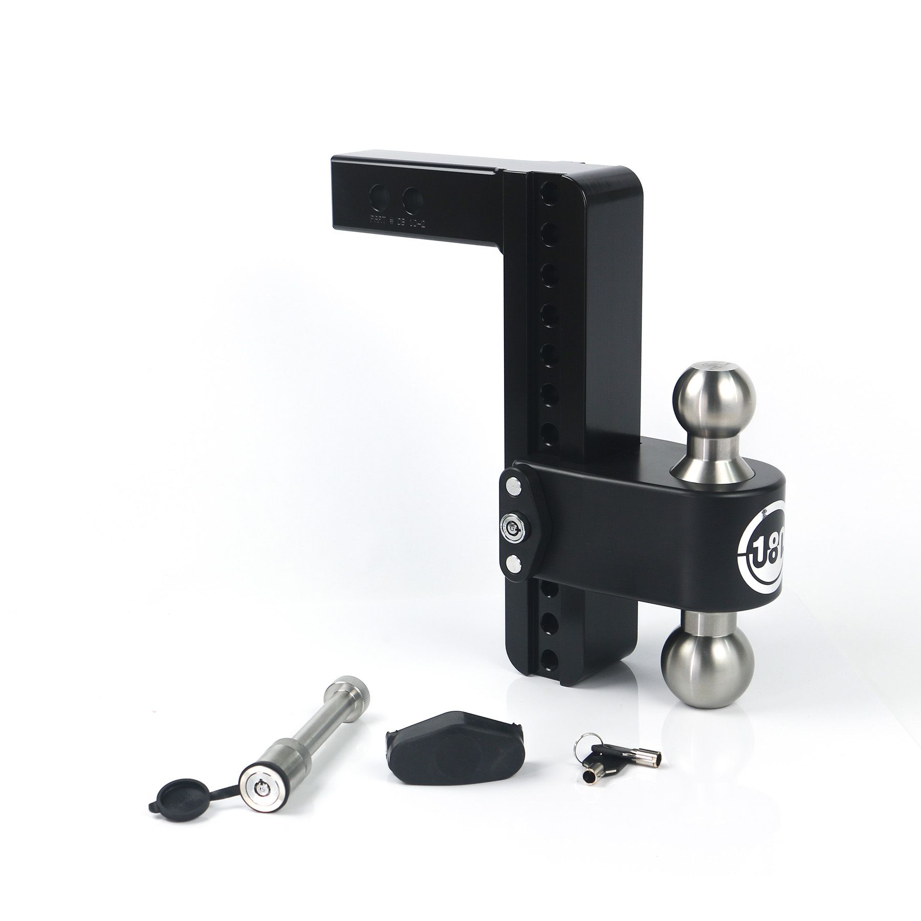 180 Hitch SS 10" Drop Hitch with 2" Shank w/ Keyed Alike WS05