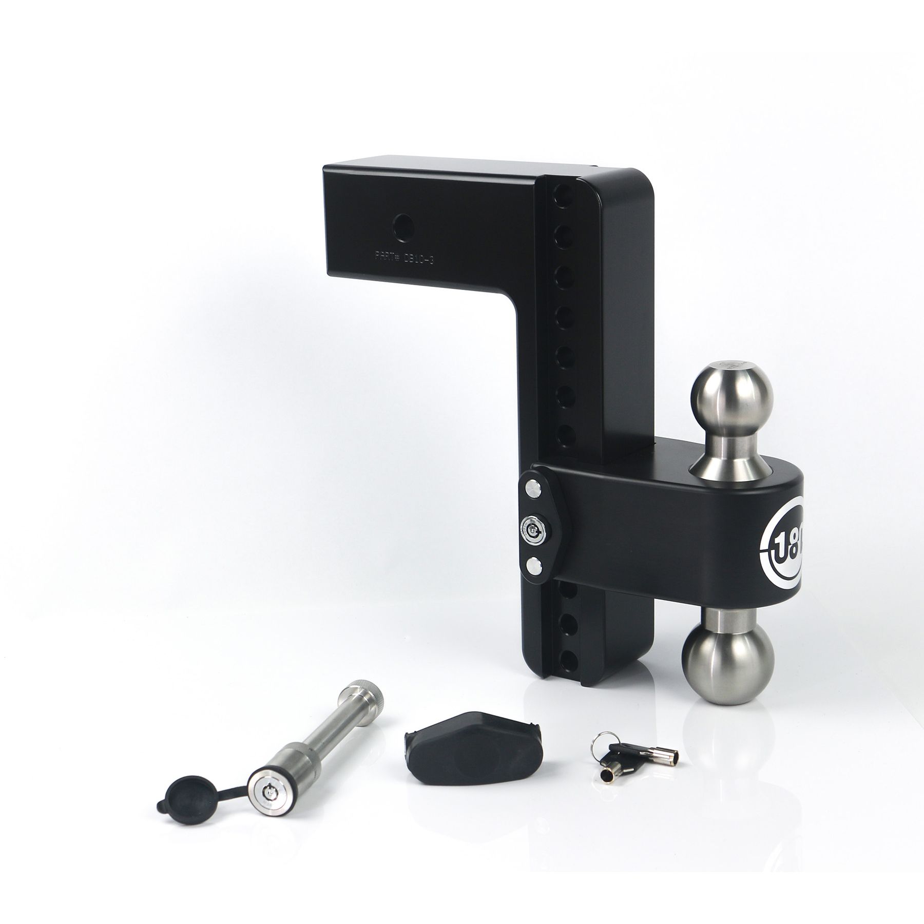 180 Hitch SS 10" Drop Hitch with 3" Shank w/ Keyed Alike WS05
