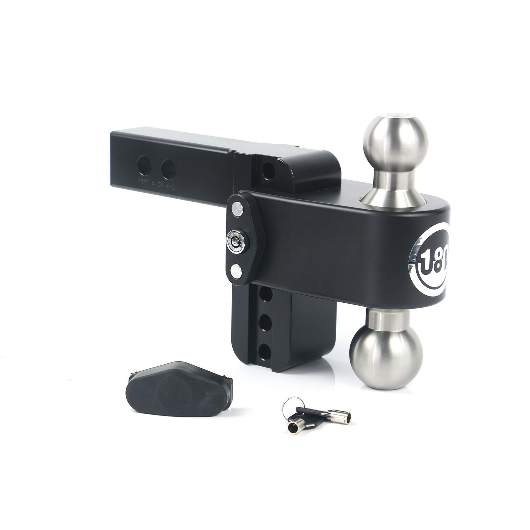 180 Hitch SS Cerakoted 4" Drop Hitch with 2" Shank