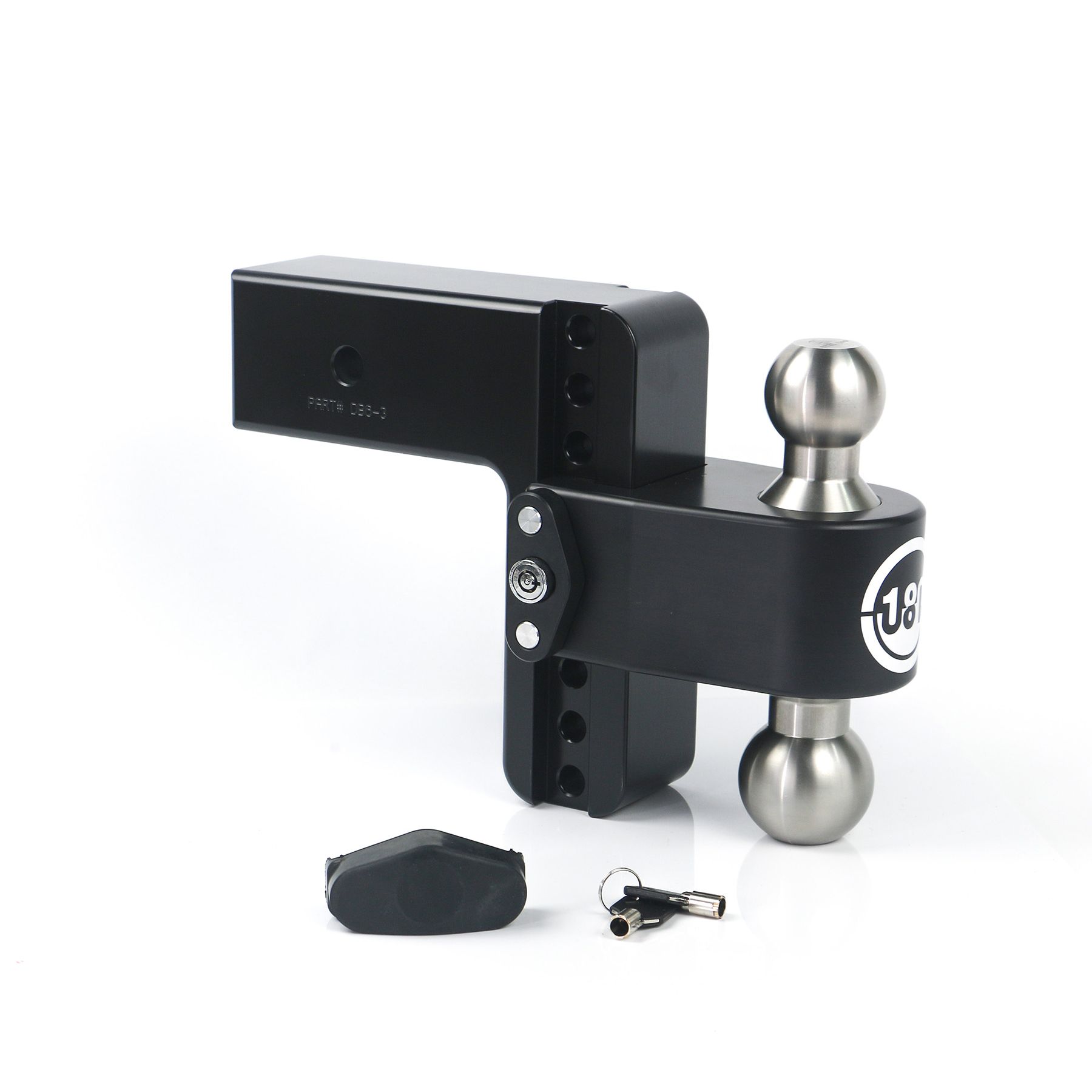 180 Hitch SS 6" Drop Hitch with 3" Shank