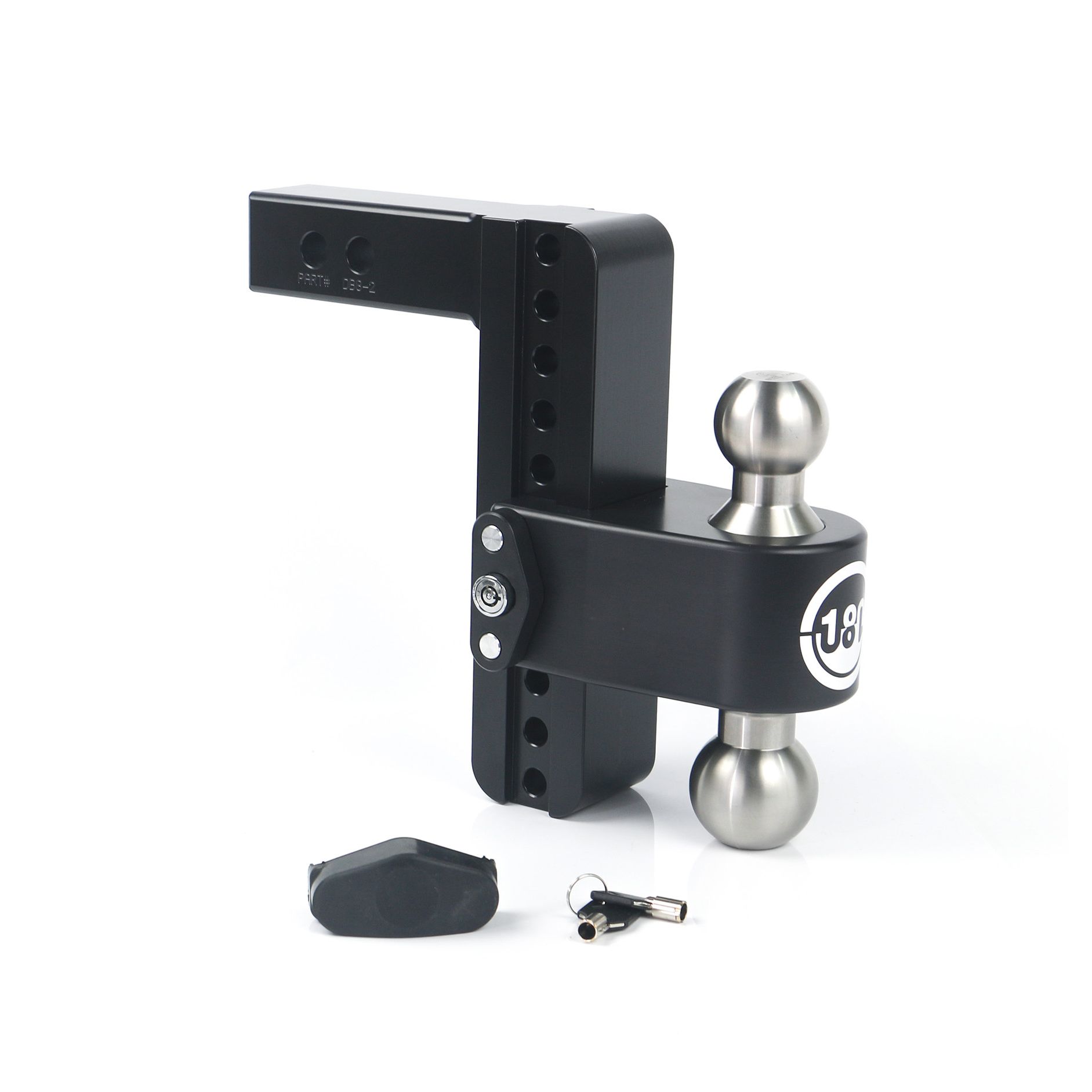 180 Hitch SS 8" Drop Hitch with 2" Shank