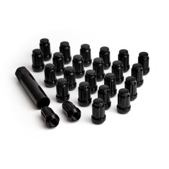 ICON ALLOYS LUG NUT KIT BLACK - 12 X 1.5 / 24 COUNT W/ KEY