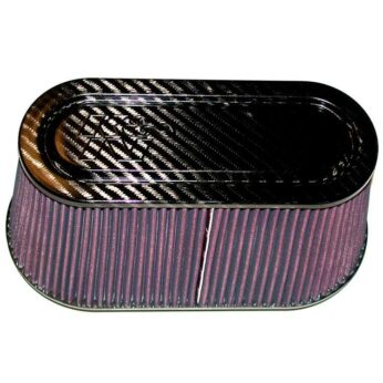 K&N RP-5115 Universal Air Filter - Carbon Fiber Top & Base