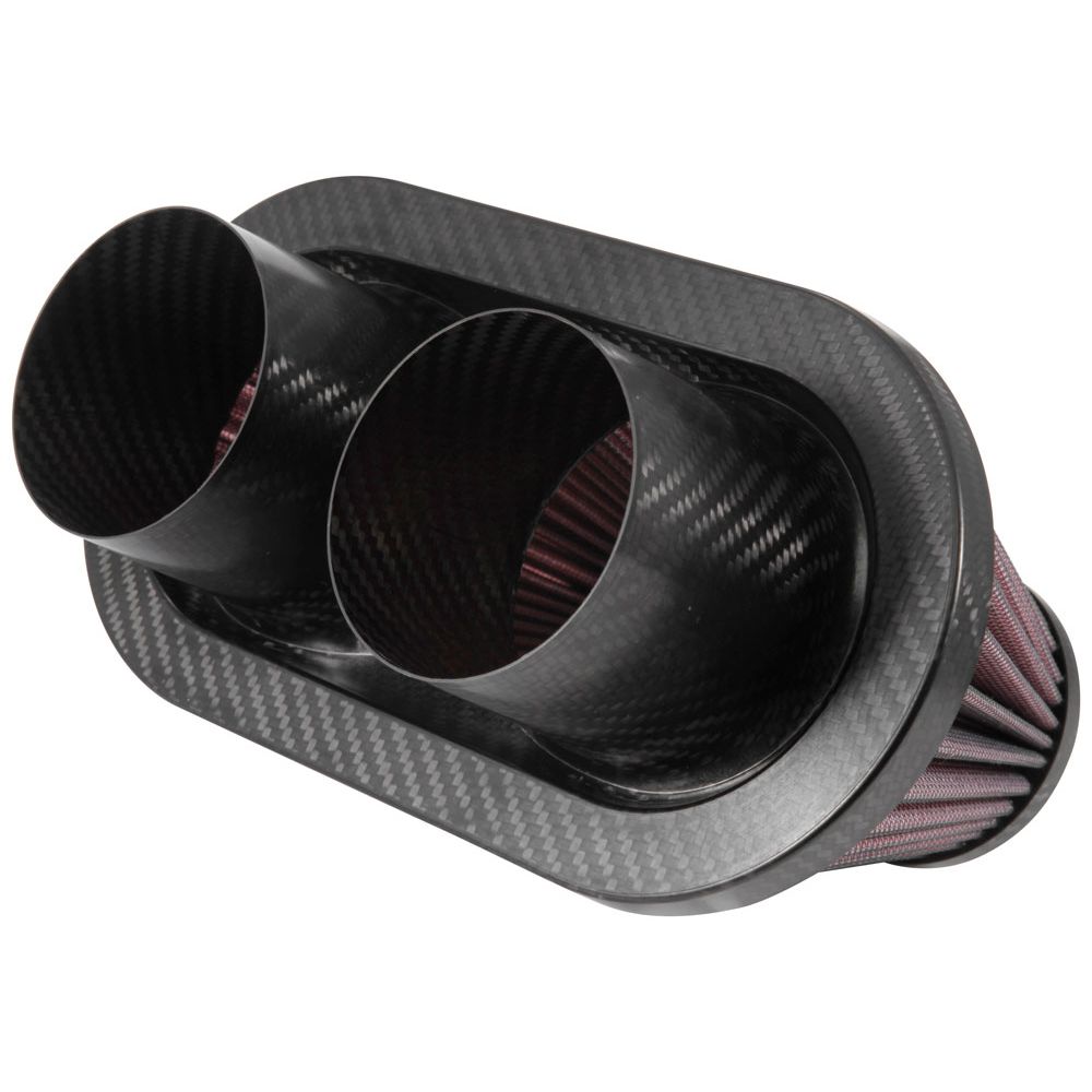 K&N RP-6101 Universal Air Filter - Carbon Fiber Top