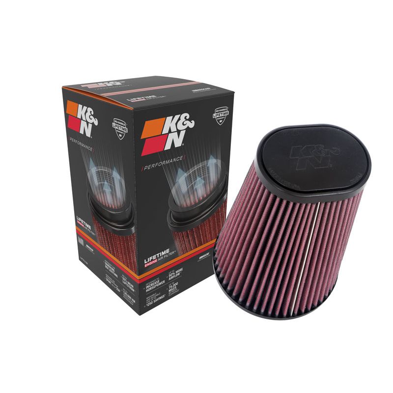 K&N RU-1021 Universal Clamp-On Air Filter