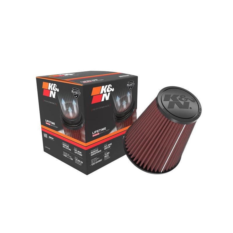K&N RU-4470 Universal Clamp-On Air Filter