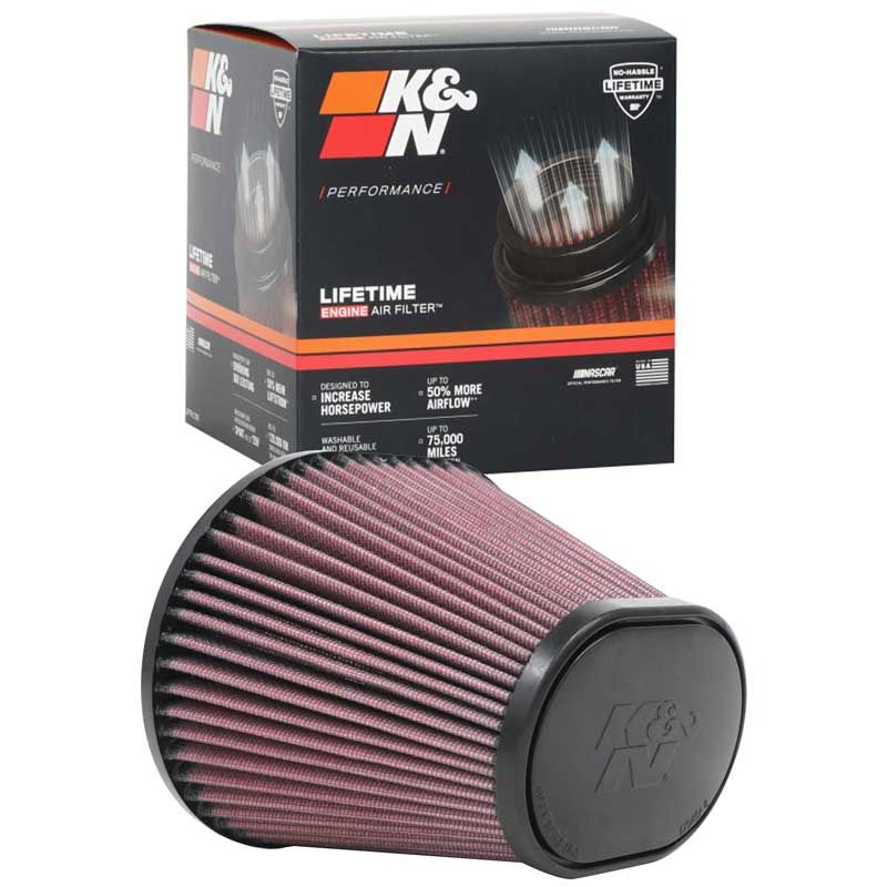 K&N RU-70031 Universal Clamp-On Air Filter