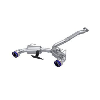 T304 Stainless Steel, 3" Cat Back, Dual Rear Outlet with Dual Burnt End Tips