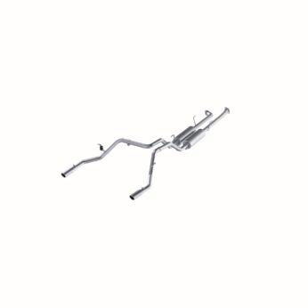 MBRP Exhaust 2 1/2in. Cat Back; Dual Split Rear; AL