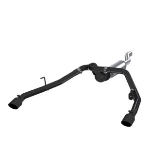 MBRP Exhaust 2.5" Cat Back, Dual Rear Exit, Black Coated