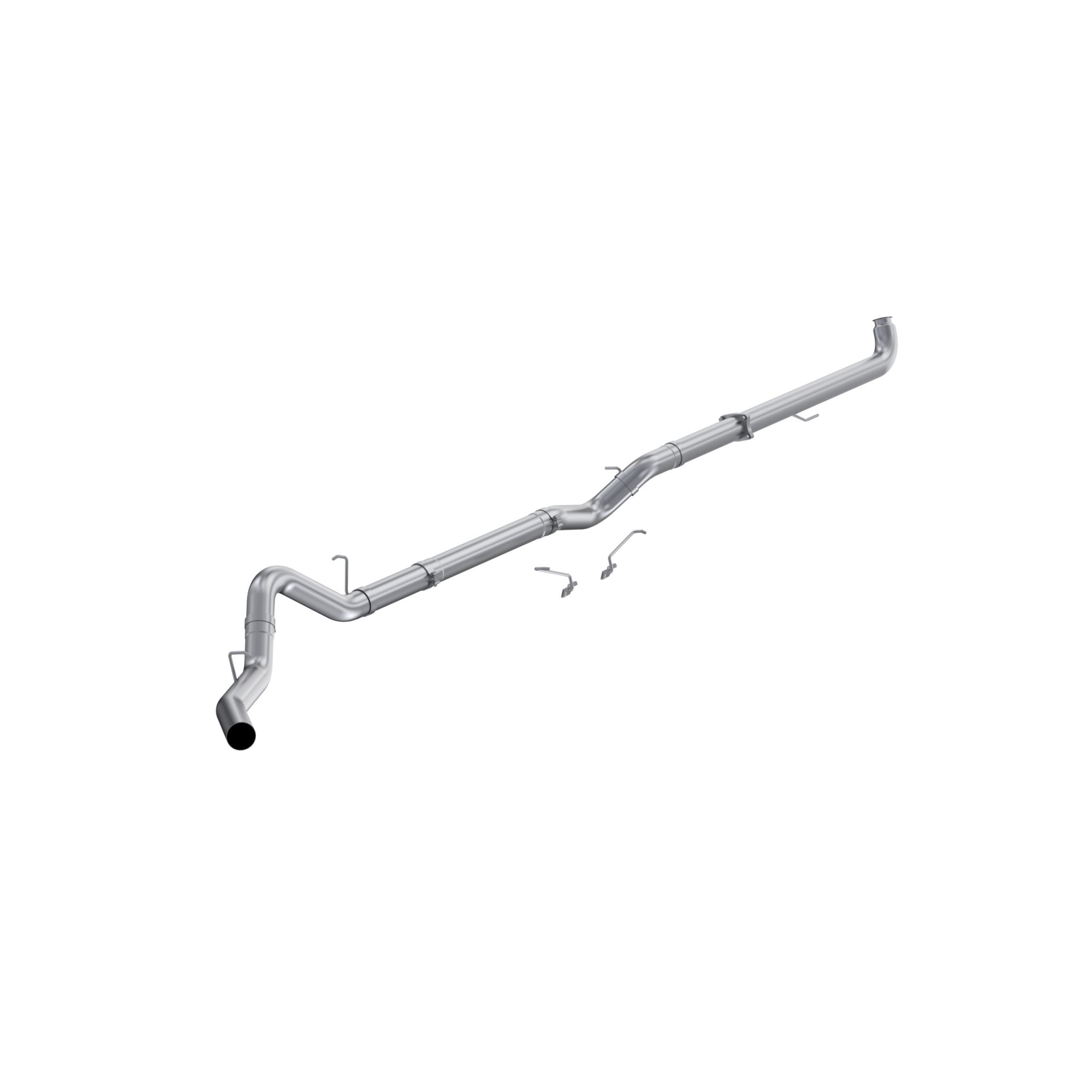 MBRP Exhaust 4in. Downpipe-Back; Single Side -no muffler