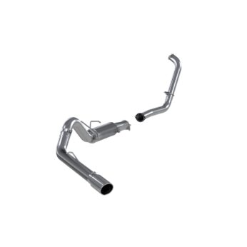 MBRP Exhaust 4in. Turbo Back; Single Side (Stock Cat) Exit; AL