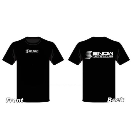 Snow Performance SNOW T-shirt Black W/white Logo Medium