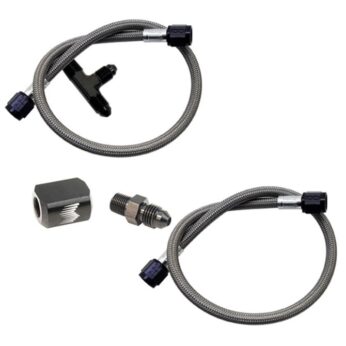 Snow Performance Water-Methanol Dual Nozzle Upgrade Stainless Steel Braided Line