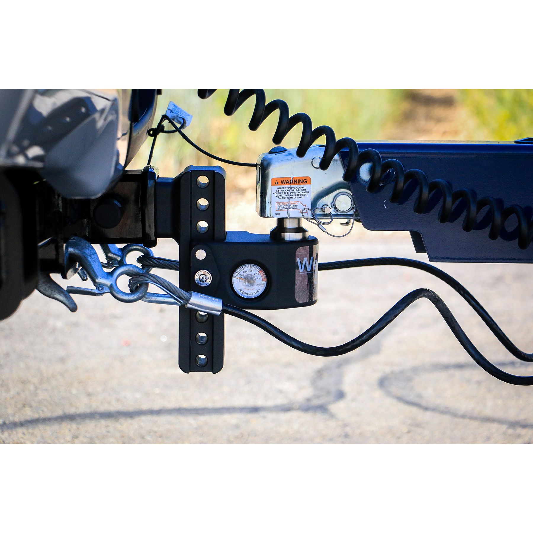 Weigh Safe Steel Weigh Safe 6" Drop Hitch with 2.5" Shank (8K/22K GTWR)