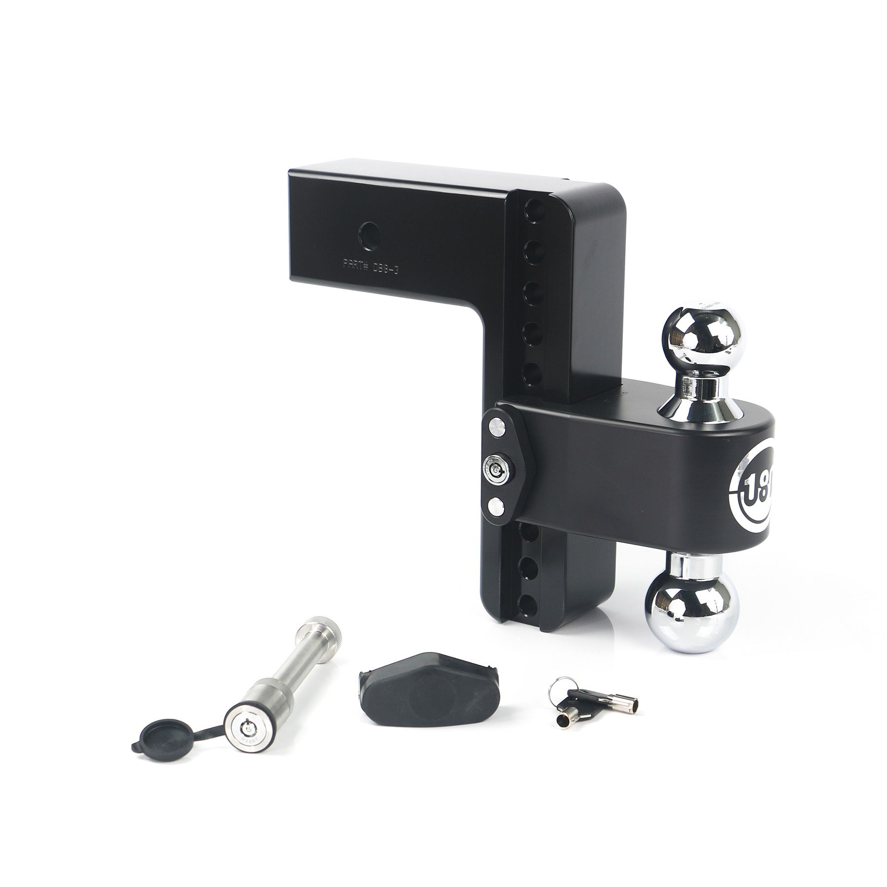 Weigh Safe 8" Drop Hitch with 3" Shank w/ Keyed Alike WS05