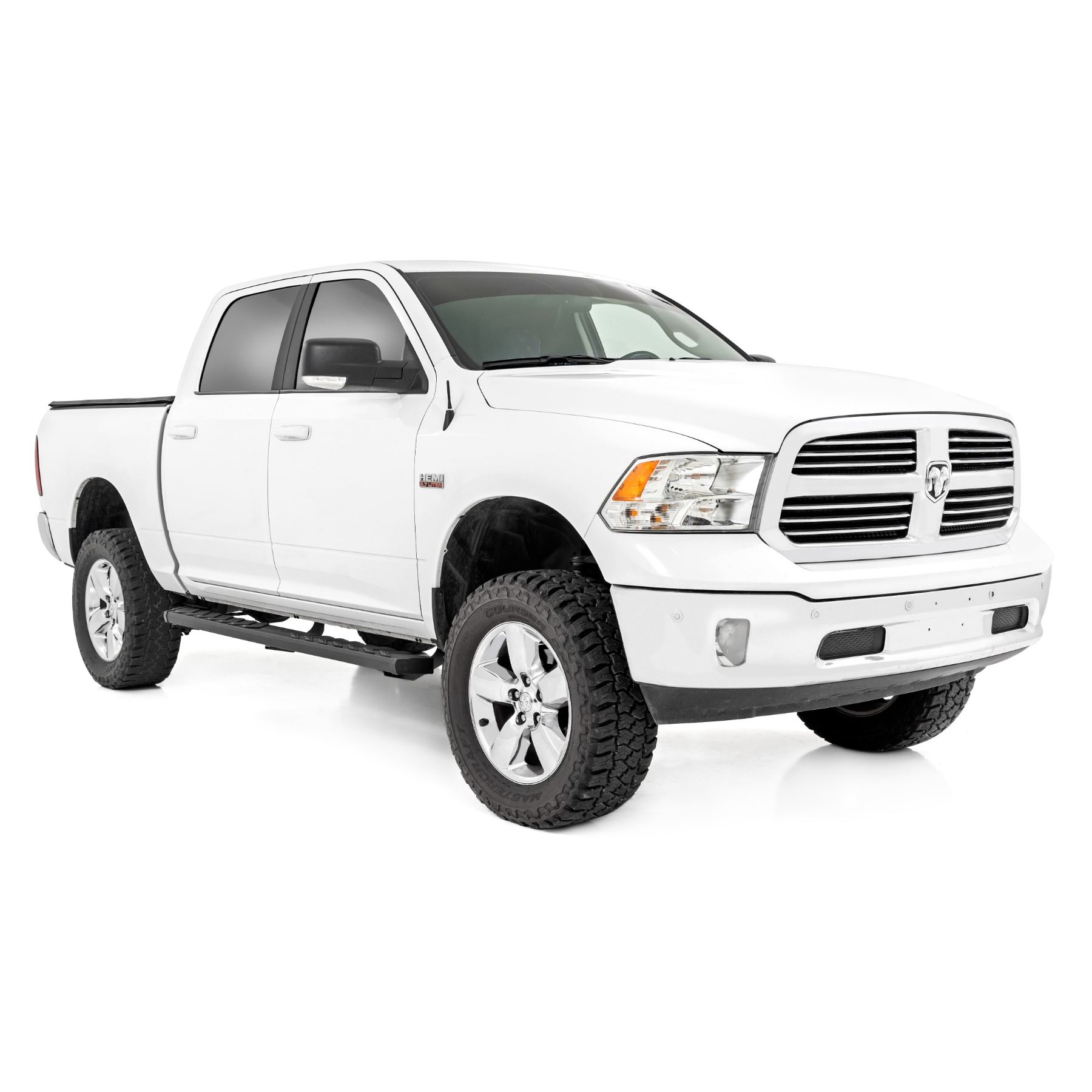 Rough Country BA2 Running Board - Side Step Bars - Ram 1500 (10-18)/2500 (10-23)