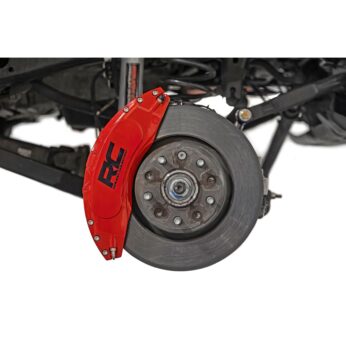 Rough Country Caliper Covers - Front and Rear - Red - Sport - Jeep Gladiator JT (20-23)/Wrangler JL (18-23)