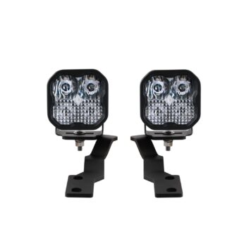 SS3 LED Ditch Light Kit for 2016-2021 Tacoma, Sport White Combo