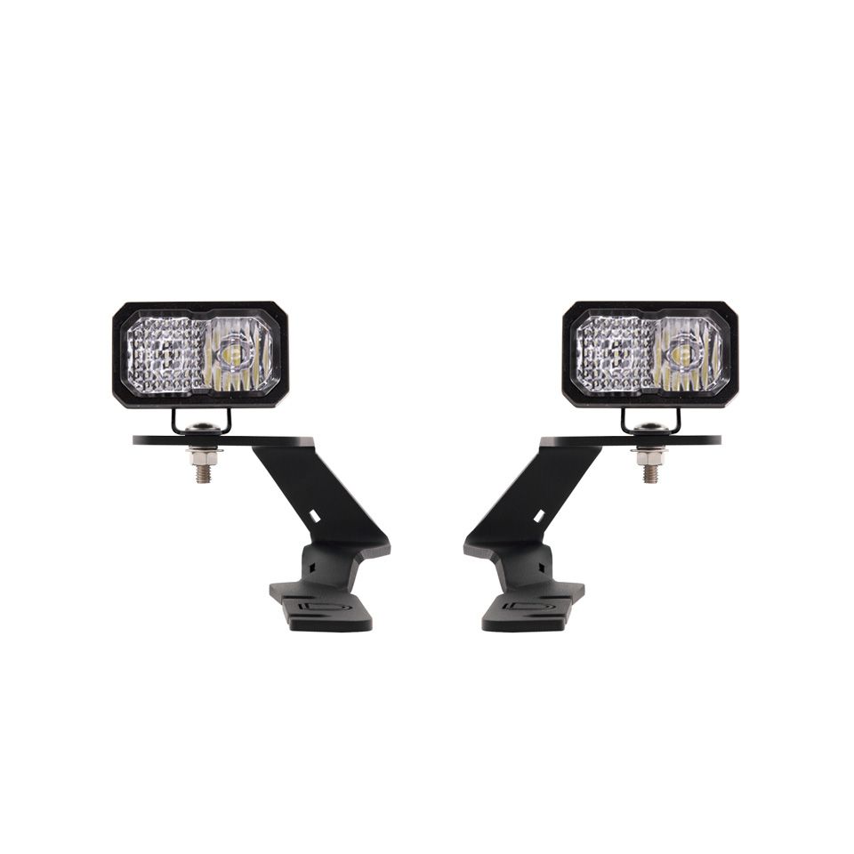 SSC2 LED Ditch Light Kit for 19-21 Ford Ranger, Sport White Combo