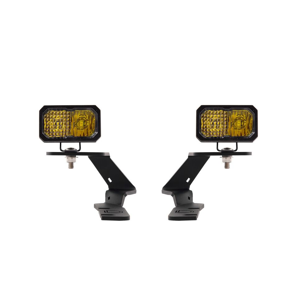 SSC2 LED Ditch Light Kit for 19-21 Ford Ranger, Sport Yellow Combo