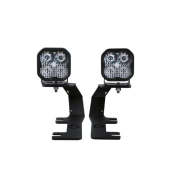 SS3 LED Ditch Light Kit for 2014-2019 Silverado/Sierra, Sport White Combo