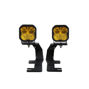 SS3 LED Ditch Light Kit for 2014-2019 Silverado/Sierra, Sport Yellow Combo