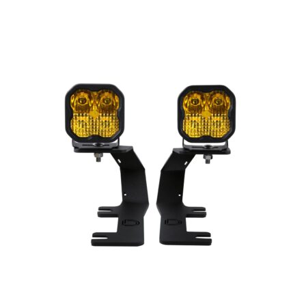 SS3 LED Ditch Light Kit for 2014-2019 Silverado/Sierra, Pro Yellow Combo