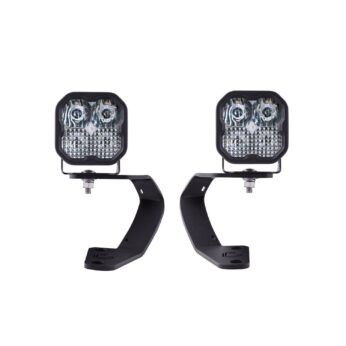SS3 LED Ditch Light Kit for 2010-2021 Toyota 4Runner, Sport White Combo