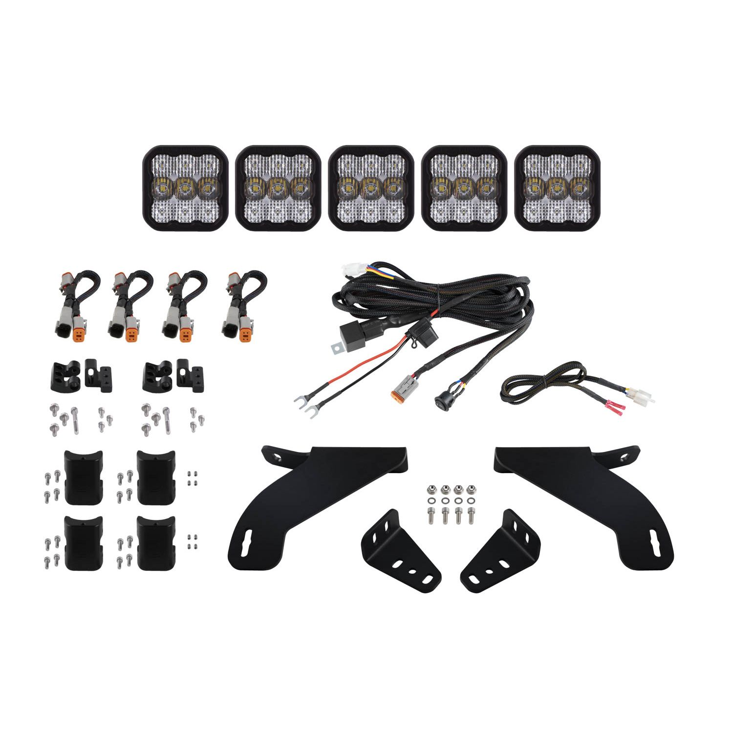 SS5 Grille CrossLink Lightbar Kit for 2021-2022 Ford F-150, Sport White Combo