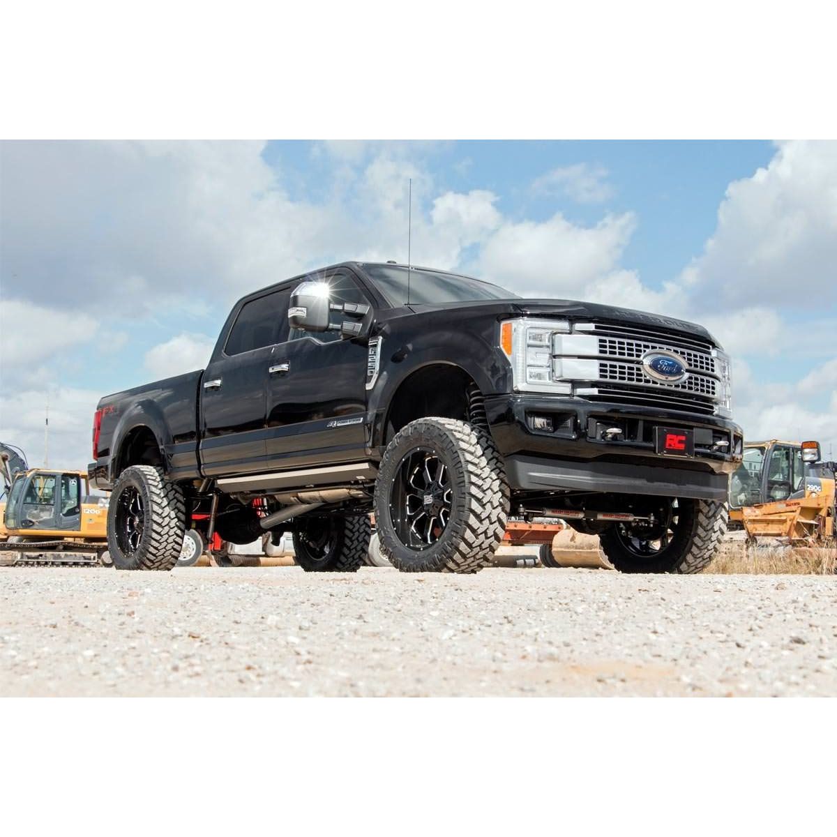 Rough Country 6 Inch Lift Kit - R/A - No OVLD - C/O Vertex - Ford Super Duty (17-22)