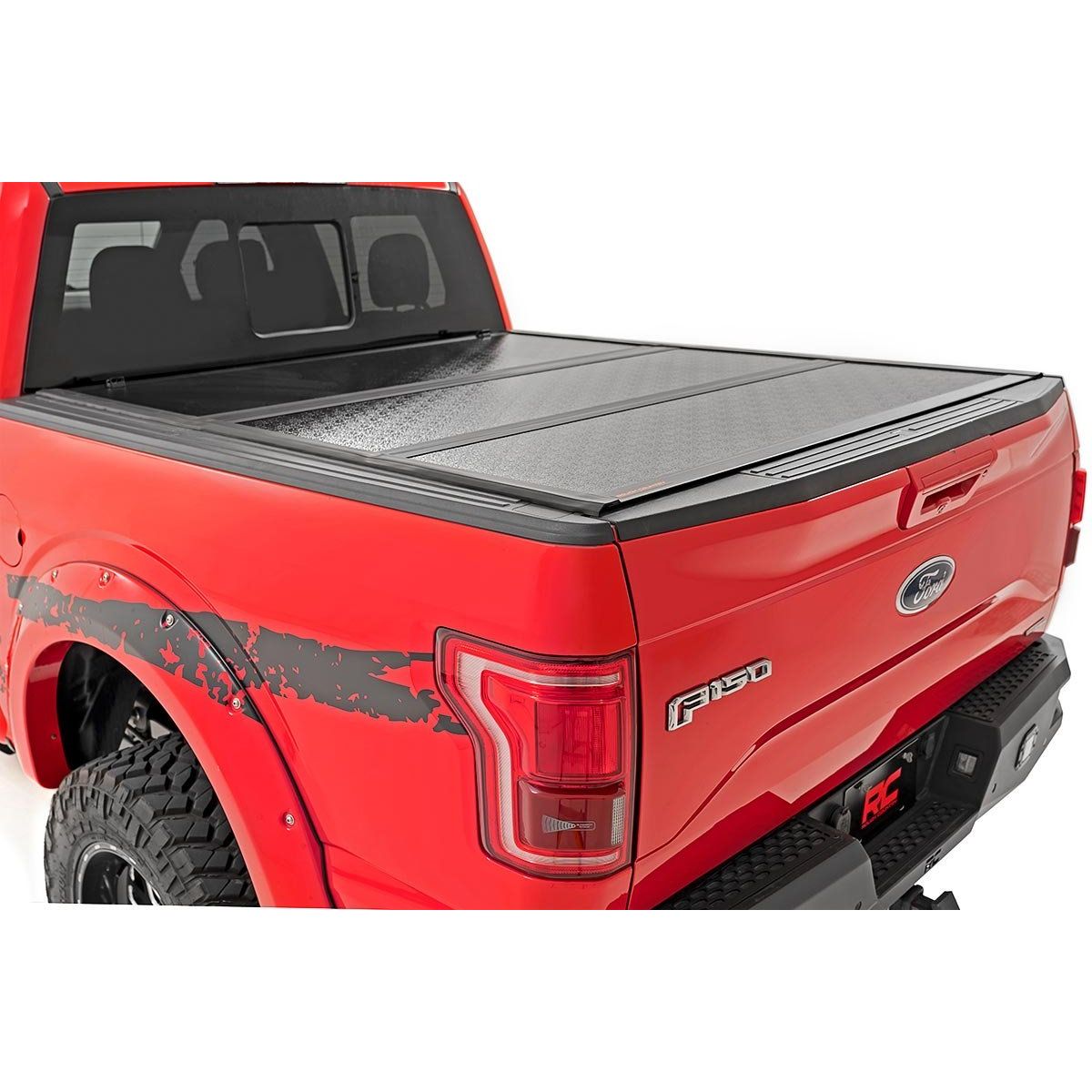 Rough Country Hard Low Profile Bed Cover - 5'7 in Bed - Ford F-150 2WD/4WD (15-20)