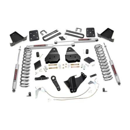 Rough Country 6 Inch Lift Kit - Gas - No OVLD - Ford Super Duty 4WD (2011-2014)