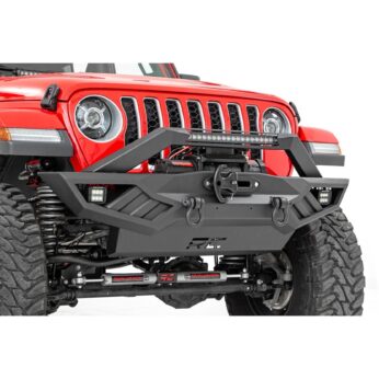 Rough Country Front Winch Bumper - Jeep Gladiator JT/Wrangler 4xe/Wrangler JK/Wrangler JL