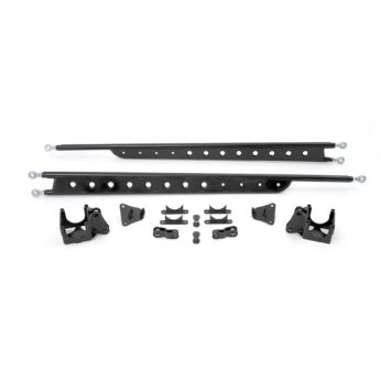 Fabtech SUPER DUTY TRCTN BARS BLACK