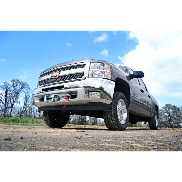 Rough Country Hidden Winch Mounting Plate - Chevy/GMC 1500 (07-13)
