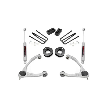 Rough Country 3.5 in. Lift Kit - Forged UCA - Cast Steel - Chevy/GMC 1500 (07-16)