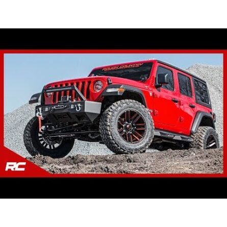 Rough Country 3.5 Inch Lift Kit - C/A Drop - FR D/S - Jeep Wrangler JL Rubicon (18-23)