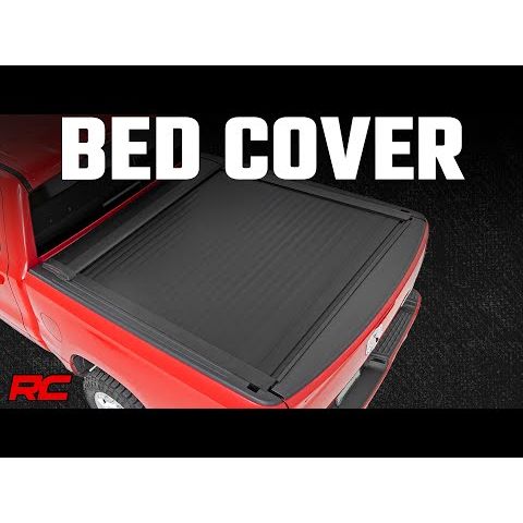 Rough Country Retractable Bed Cover - 5'7 in Bed - Ram 1500 (19-23)/1500 TRX (21-23)