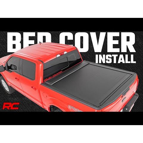 Rough Country Retractable Bed Cover - 5'7 in Bed - Ford F-150 (21-23)/F-150 Lightning (2022)
