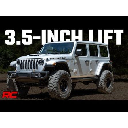 Rough Country 3.5 Inch Lift Kit - C/A Drop - 4-Door - 392 - Jeep Wrangler JL (18-23)