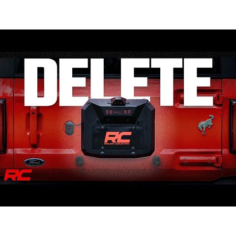 Rough Country Spare Tire Carrier Delete Kit - Ford Bronco 4WD (2021-2023)