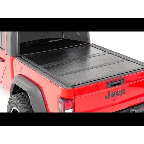 Rough Country Hard Low Profile Bed Cover - 5'7 in Bed - Ford F-150 2WD/4WD (15-20)