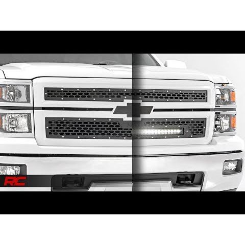 Rough Country Mesh Grille - Chevy Silverado 1500 2WD/4WD (2014-2015)