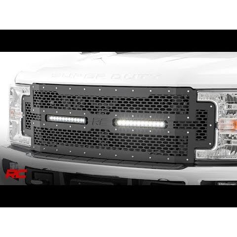 Rough Country Mesh Grille - Ford Super Duty 2WD/4WD (2017-2019)