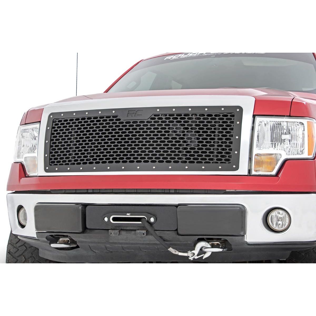 Rough Country Mesh Grille - Ford F-150 2WD/4WD (2009-2014)