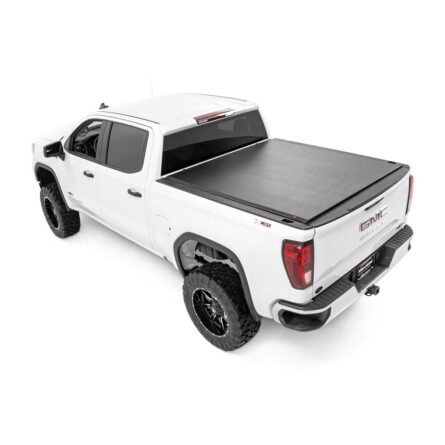 Rough Country Soft Roll Up Bed Cover - 6'7 in Bed - Chevy/GMC 1500 (14-18)