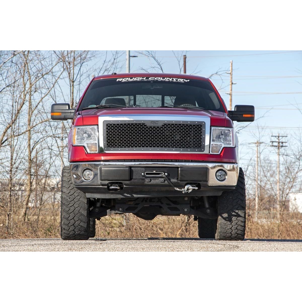 Rough Country Mesh Grille - Ford F-150 2WD/4WD (2009-2014)
