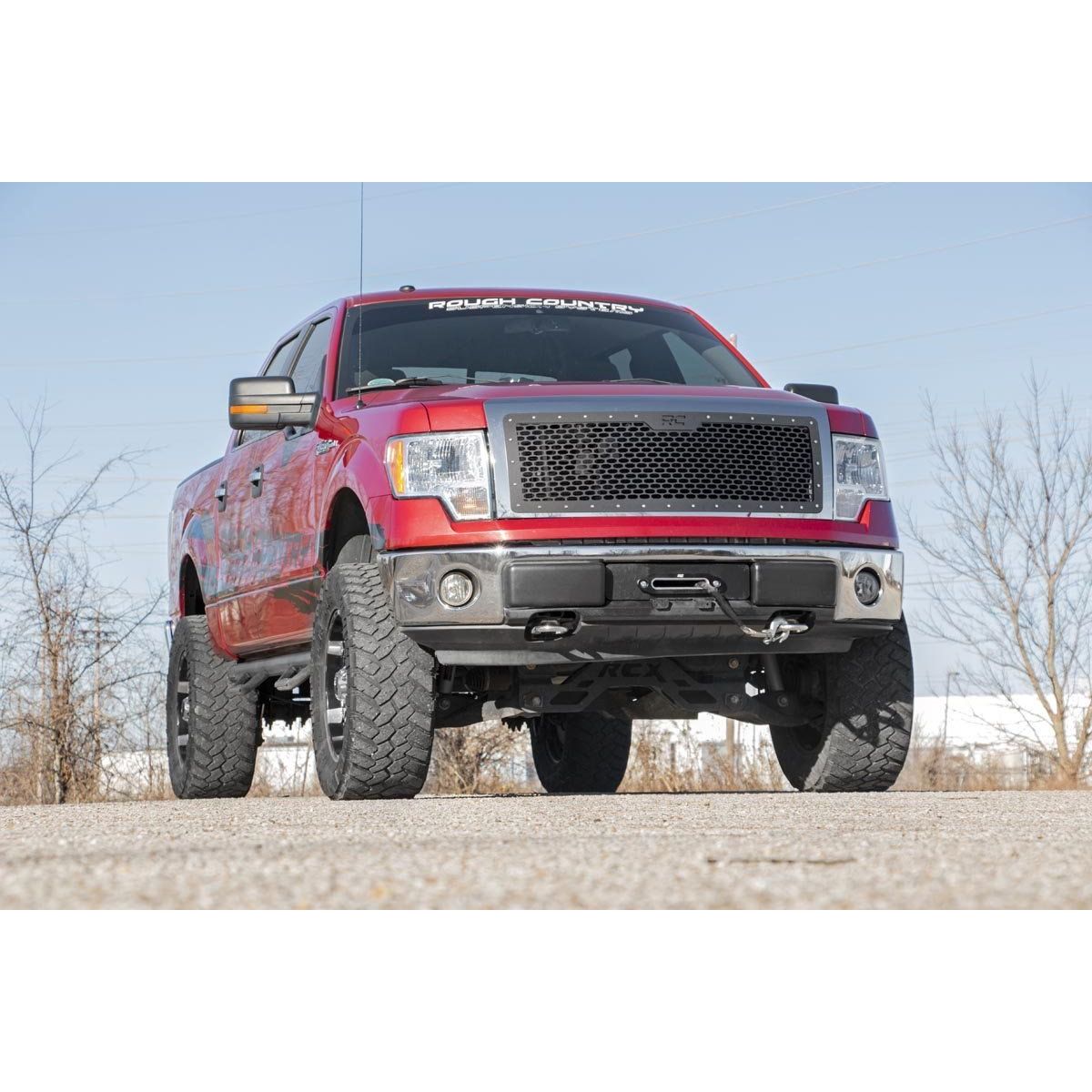 Rough Country Mesh Grille - Ford F-150 2WD/4WD (2009-2014)