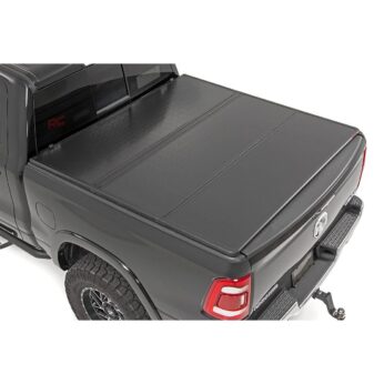 Rough Country Hard Folding Bed Cover - 5.5 Ft Bed - Ram 1500 2WD/4WD (2010-2023 & Classic)